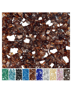 Vidrio de Fuego Cobre Reflectante Skyflame 4.56 kg 1/2"