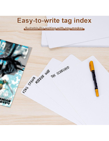 Separadores de Cómics Leyzan, Paquete de 25, 18.4x28.6 cm