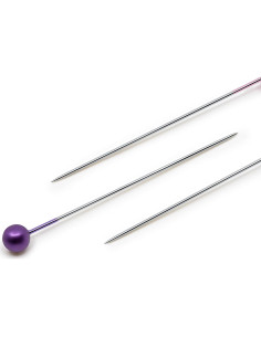 Alfileres Perlados Dritz 63, 3.81 cm, Multicolor, 40 Piezas 2