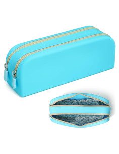 Organizador de Lentes de Contacto Portátil FG-01 Azul Claro - 80 Lentes