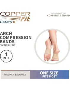Bandas de Compresión para Arco Copper Fit Unisex Beige 2
