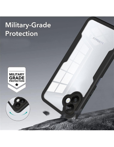 Funda Transparente CCSmall para Samsung Galaxy A05 con Protector