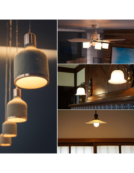 Bombilla LED Dimmable G40 6W Sphoon 800LM 2700K Paquete de 4