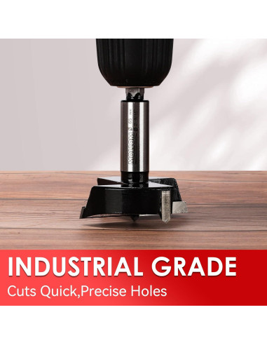 Broca Forstner 6.3mm Mollom para Carpintería con Carburo YG8