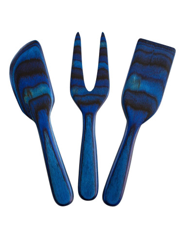 Set de 3 Cuchillos para Queso Totally Bamboo Malta 15.24 cm