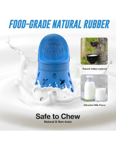 Juguete Indestructible para Perros RUXAN 15x7 cm Azul 2