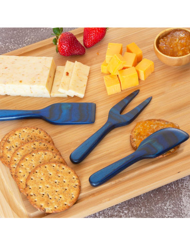 Set de 3 Cuchillos para Queso Totally Bamboo Malta 15.24 cm