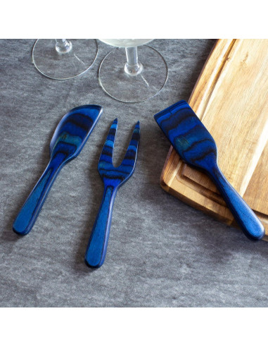 Set de 3 Cuchillos para Queso Totally Bamboo Malta 15.24 cm