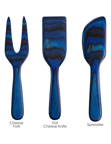 Set de 3 Cuchillos para Queso Totally Bamboo Malta 15.24 cm