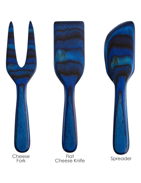 Set de 3 Cuchillos para Queso Totally Bamboo Malta 15.24 cm