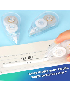 Cinta Correctora Blanca Jovanssen - 12 Unidades, 8 Metros 2