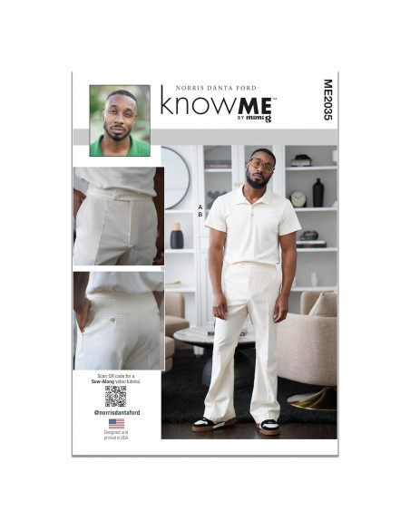 Kit de Costura Camisa Polo y Pantalones Campana McCall's ME2035