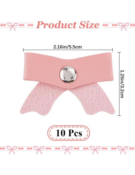 10 Pcs Clips Organizadores de Cables GORGECRAFT Rosa PU