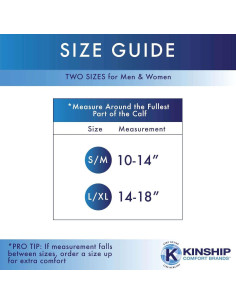 Manguitas Protectores para Piernas Kinship - Beige - 1 Par 2