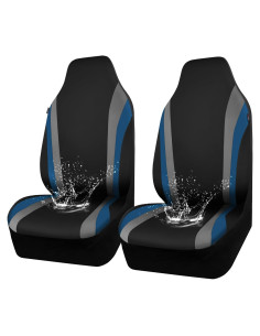 Fundas de Asiento de Coche CAR PASS Neopreno Impermeable Negro Azul