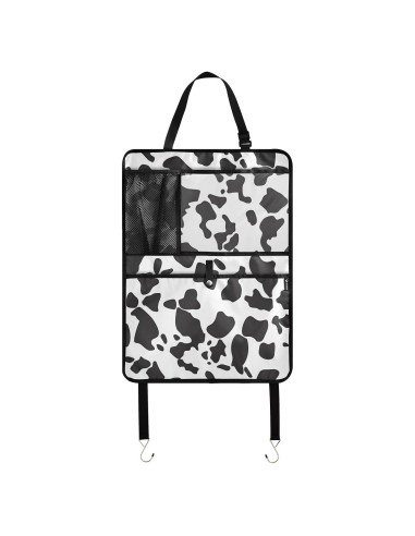 Organizador de Asiento Trasero JIPONI, Estampado Vaca, 63.5x45.7 cm