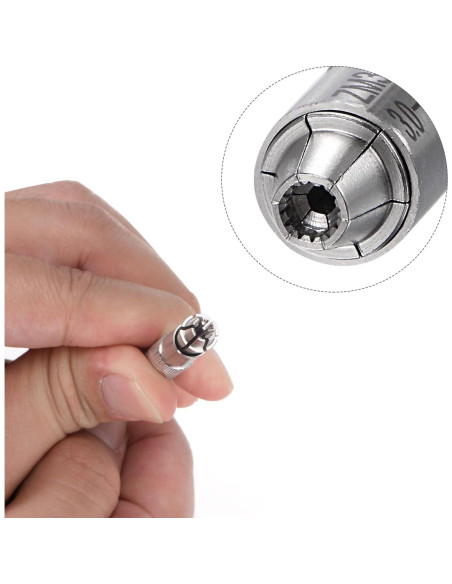 Enrollador de Corona de Reloj uxcell 4mm Acero Inoxidable