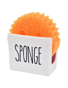 Soporte de Esponja de Porcelana Heartland Home - Organizador de Fregadero