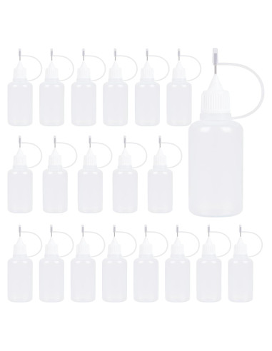 10 Botellas de Goteo de Pegamento Bantoye 30 ml Punta de Aguja