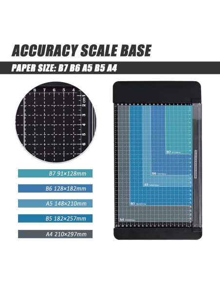Cortadora de Papel TIANSE Guillotina 30.48 cm Metal A4