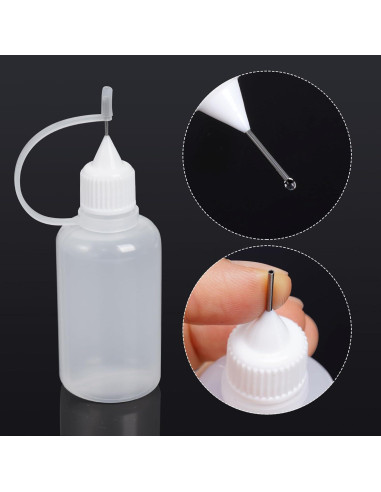 10 Botellas de Goteo de Pegamento Bantoye 30 ml Punta de Aguja