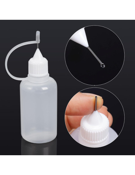 10 Botellas de Goteo de Pegamento Bantoye 30 ml Punta de Aguja