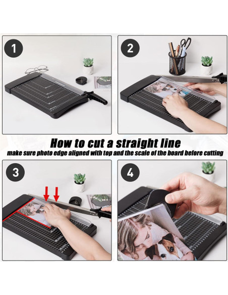 Cortadora de Papel TIANSE Guillotina 30.48 cm Metal A4