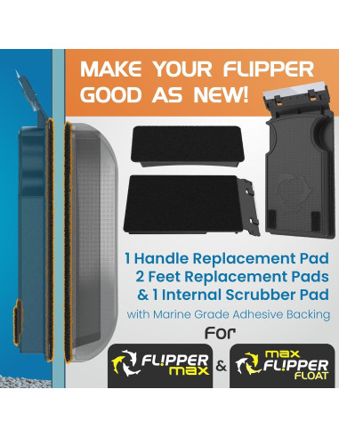 Kit de Mantenimiento Flipper MAX para Limpiadores de Acuario