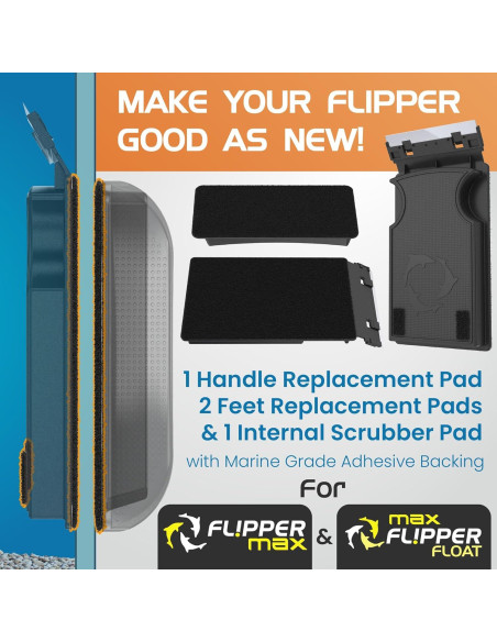 Kit de Mantenimiento Flipper MAX para Limpiadores de Acuario