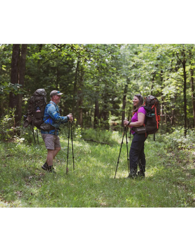 Bastones de Senderismo ALPS Alliance, Juego de 2, Negro