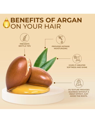 Aceite de Argán Naissant 118 ml | Control de Frizz y Brillo
