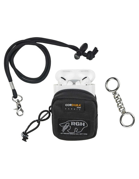 Funda para Auriculares Rough Enough RE8536 Negra con Lanyard