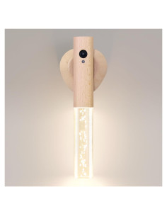 Luz Nocturna con Sensor de Movimiento HAANGWAN Madera 1 PCS