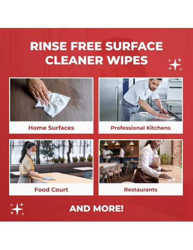 Toallitas Desinfectantes HandyClean 120 Unidades Sin Enjuague