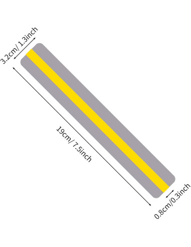Tiras de Lectura Guiada Heetobcos - 8 Colores para Dislexia