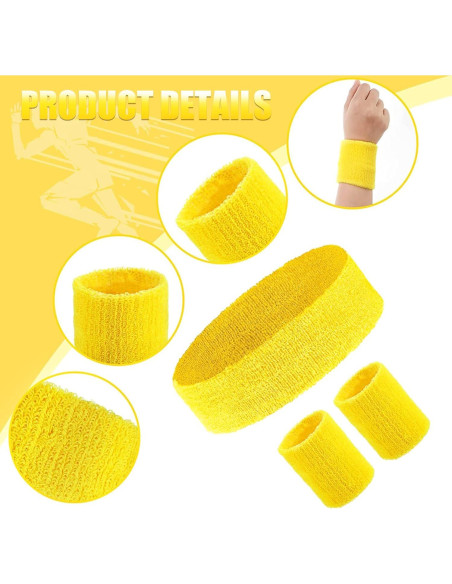 Conjunto de Ejercicio Neón Hillban - 4 Piezas para Mujeres y Hombres