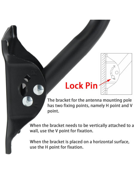 Soporte Universal para Antena PIBIDI UHD-8903 Ajustable 84.5cm