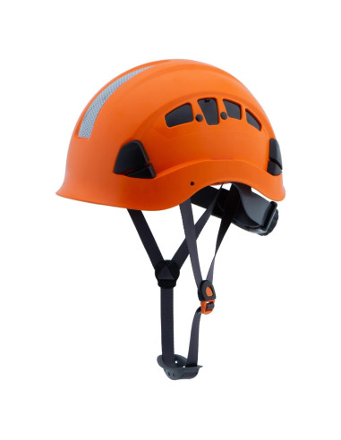 Casco de Seguridad UNINOVA OSHA Naranja Ajustable 6 Puntos