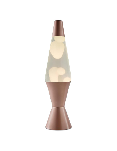 Lámpara de Lava Spencer Gifts 43.2 cm Oro Rosa y Blanco