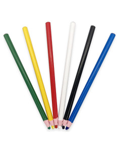 Lápices de Costura Borrables 6 Pcs YOLIKO - Colores Variados