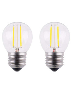 Bombilla LED Globo Regulable Opalray A15 2W 200lm 2700K Paquete de 2