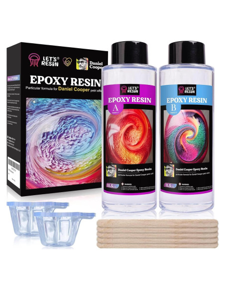 Kit de Resina Epóxica LET'S RESIN 680ml para Manualidades