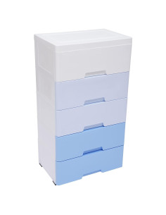 Gabinete de Almacenamiento TFCFL 5 Cajones Azul Gradiente 45x30x84cm