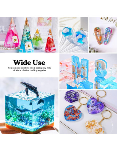 Kit de Resina Epóxica LET'S RESIN 680ml para Manualidades