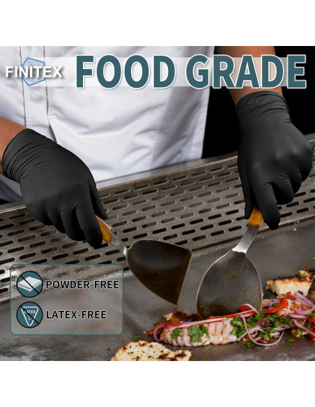 Guantes Desechables Nitrilo FINITEX 100 PCS Pequeño