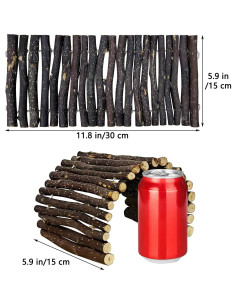 Escondite de Madera para Reptiles Hamiledyi 30x15 cm 2