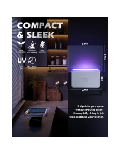 Trampa de Moscas de Fruta LFSYS con 10 Recargas y Luz UV 2