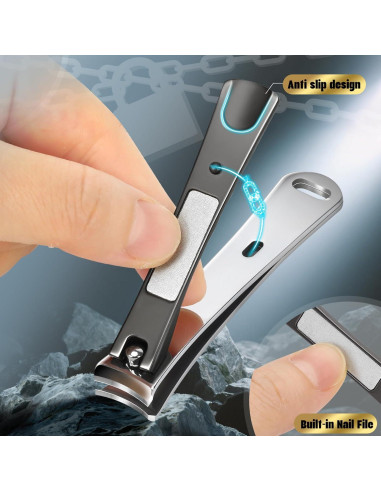 Juego de Cortauñas Profesional Vepkuso - Acero Inoxidable, 9.14cm