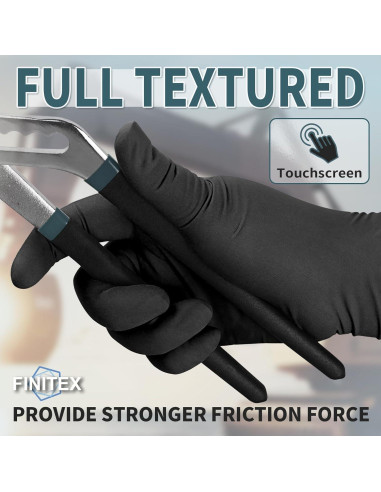 Guantes Desechables Nitrilo FINITEX 100 PCS Pequeño