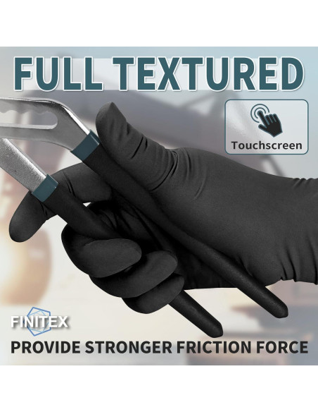 Guantes Desechables Nitrilo FINITEX 100 PCS Pequeño